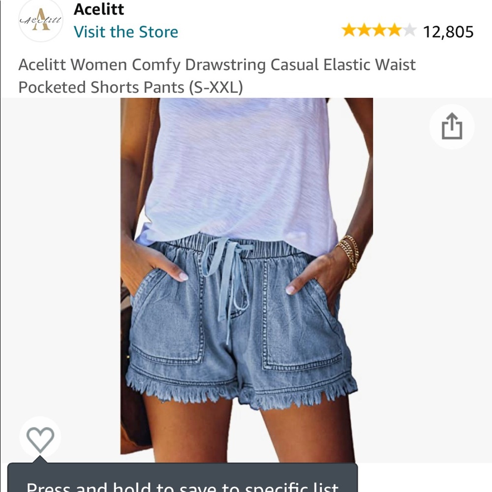 Jean shorts